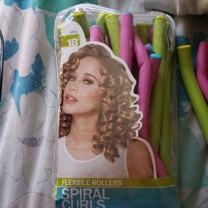 Spiral curl wands